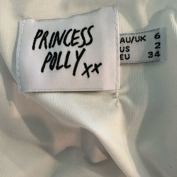 Princess Polly Charvi White Mini Dress New! - Picture 9 of 11